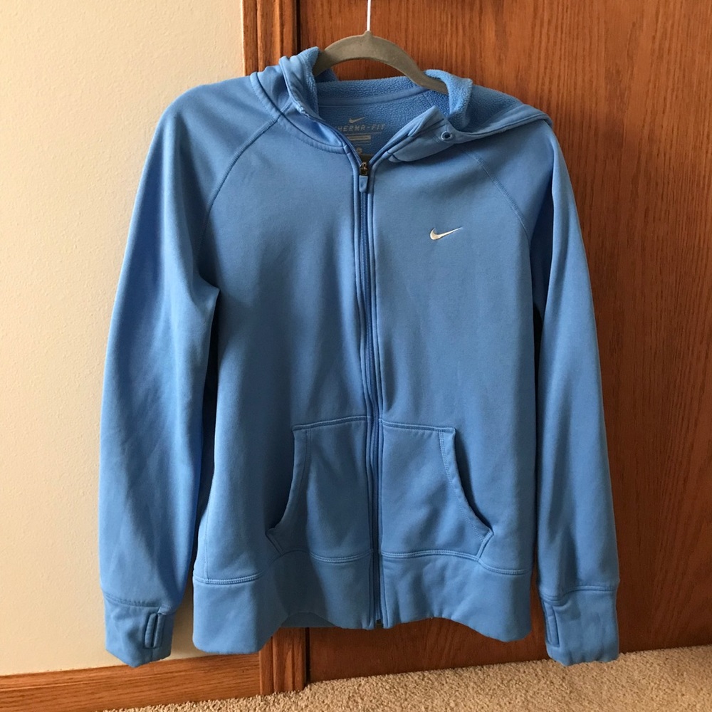 Baby blue Nike jacket